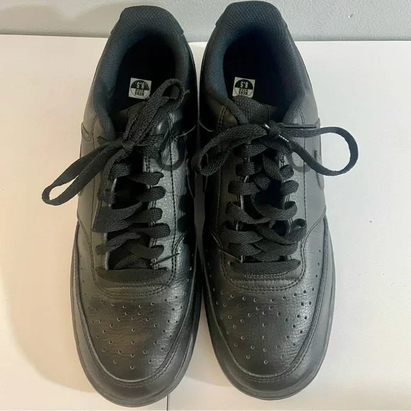 Nike Court Vision Sneakers — All Black, Worn Once - Picture 2 of 5